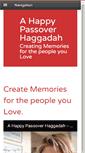 Mobile Screenshot of ahappypassover.com